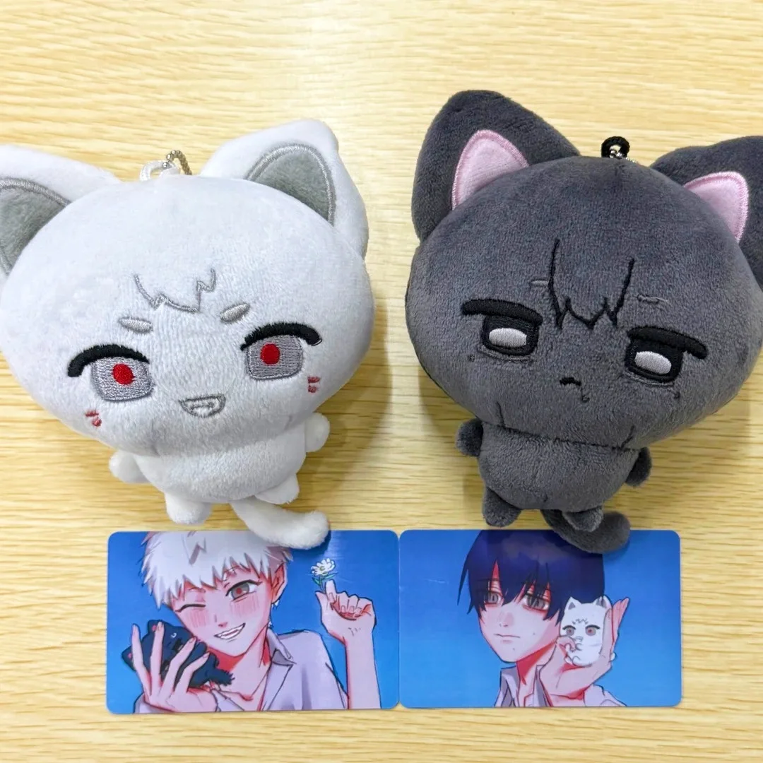 

Аниме Лето Hikaru Died 10 см Хлопковая плюшевая кукла с котом Kido Hikari Tsujinaka Yoshiki Мультяшная мягкая игрушка-подвеска для рюкзака, подарки