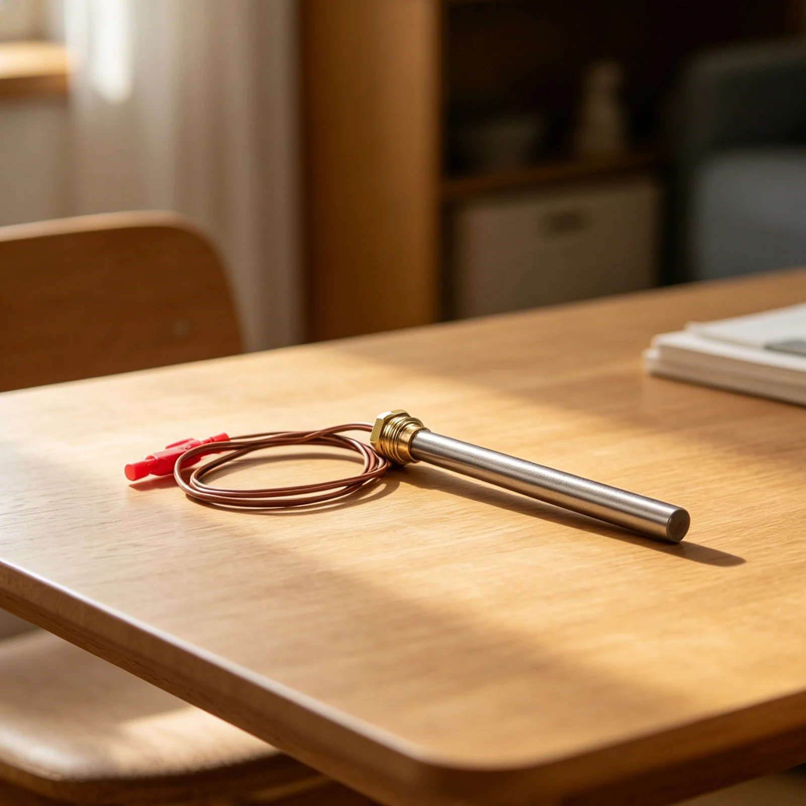 250W 230V Pellet Heater Ignition Rod Stainless Steel 10mm Diameter 150mm Length 3/8 inch Thread for Rika Memo Visio