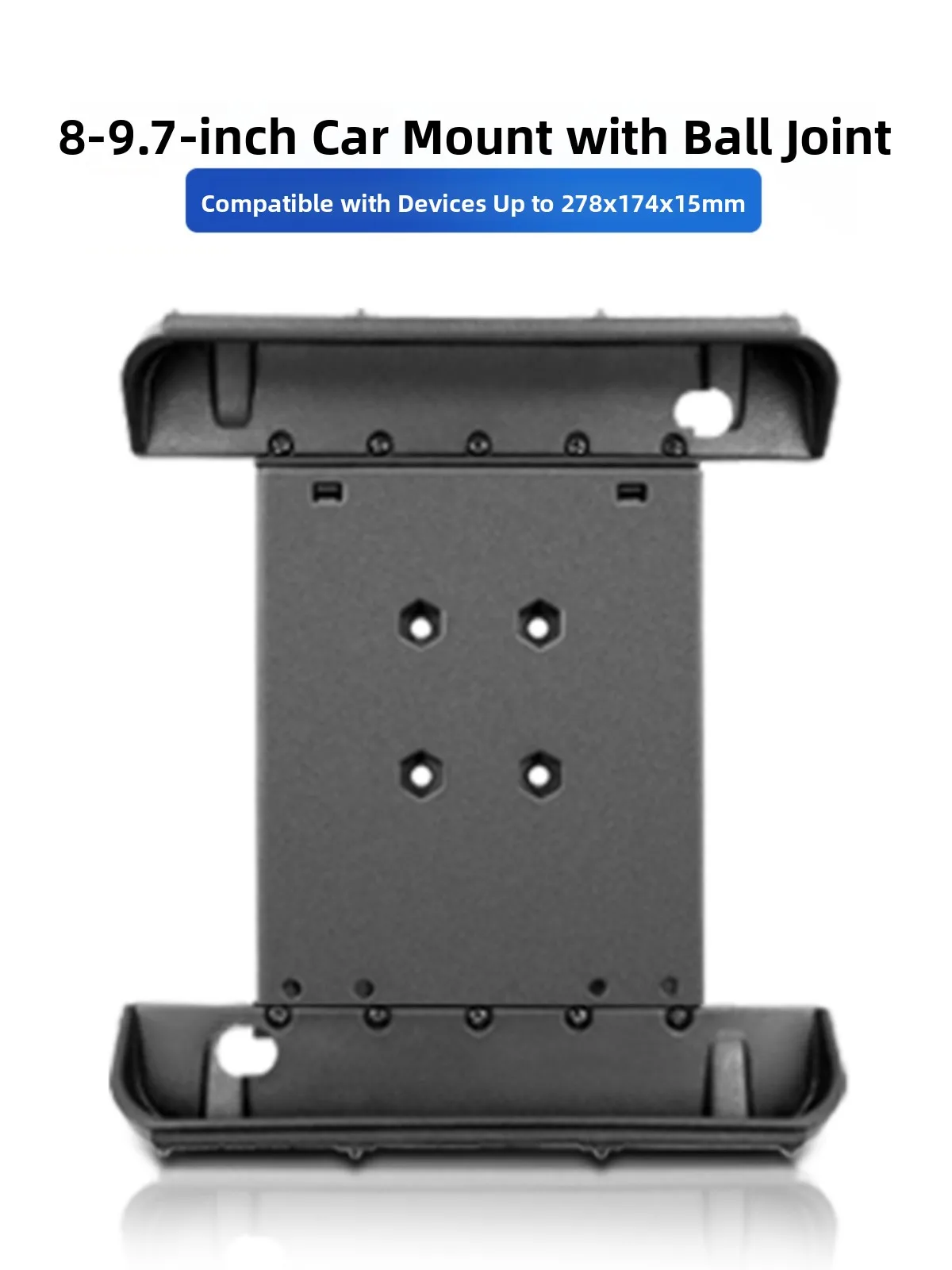 qui-release-full-enclosure-forklift-ipad-tablet-holder-ball-head-mount-for-digital-accories-spring-reverse-tension-fixation