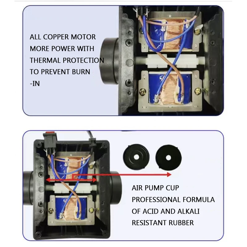 Household Gás Natural Biogás Booster Pump, AC Oxigênio genação Bomba, dedicado ao biogás