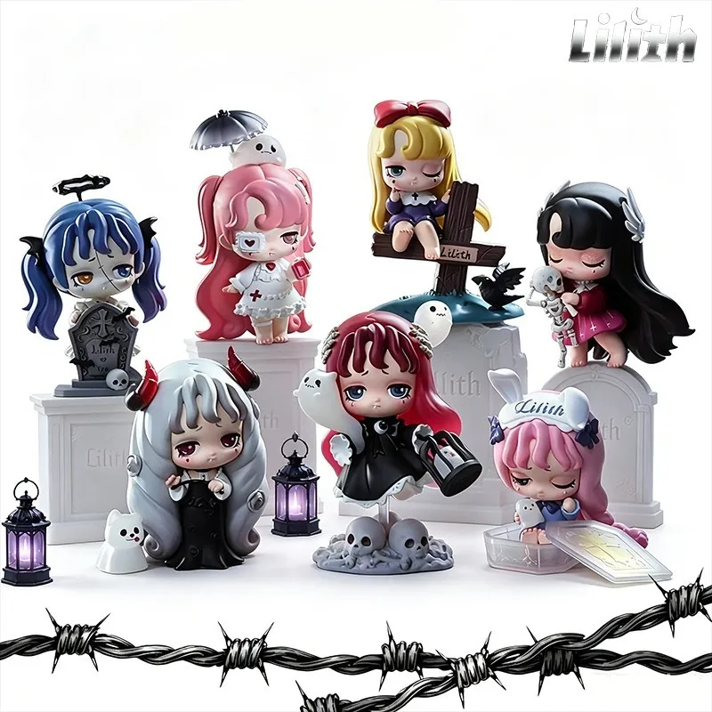 52toys Lilith Blind Box Figure Dark Night Shadow Series Collectible Anime Action Figurine Desktop Decoration Ornament - view 5
