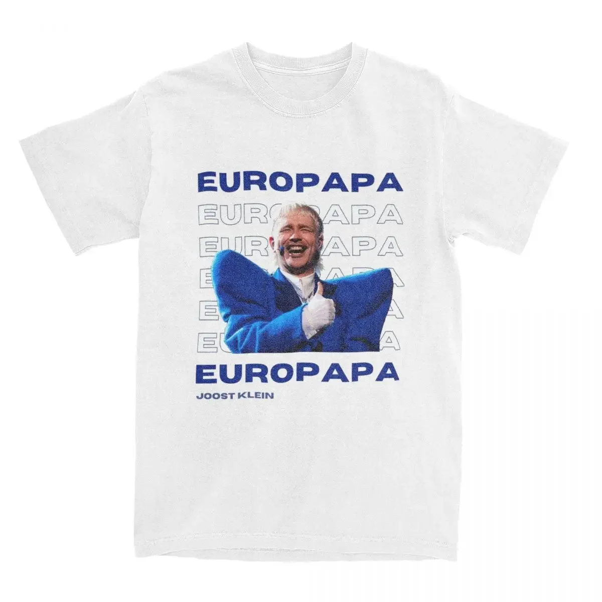 Joost Klein Europapa T Shirt Men's Pure Cotton Funny T-Shirts Round Collar Tees Short Sleeve Clothes 6XL