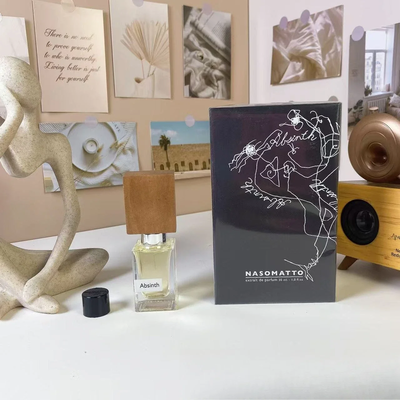 Herbal Woody Long Lasting Unisex Fragrance, Minimal Square Bottle With Wood Cap & Box,30ML / 1.0FL.OZ Luxury Niche De Parfum