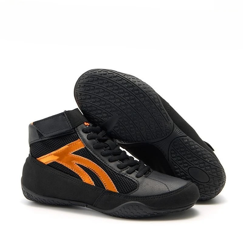 

Professional Wrestling Sneakers for Mens Good Quality Men Boxing Sportss Shoes Lacing Non-Slip Men Indoor Fighting Shoe