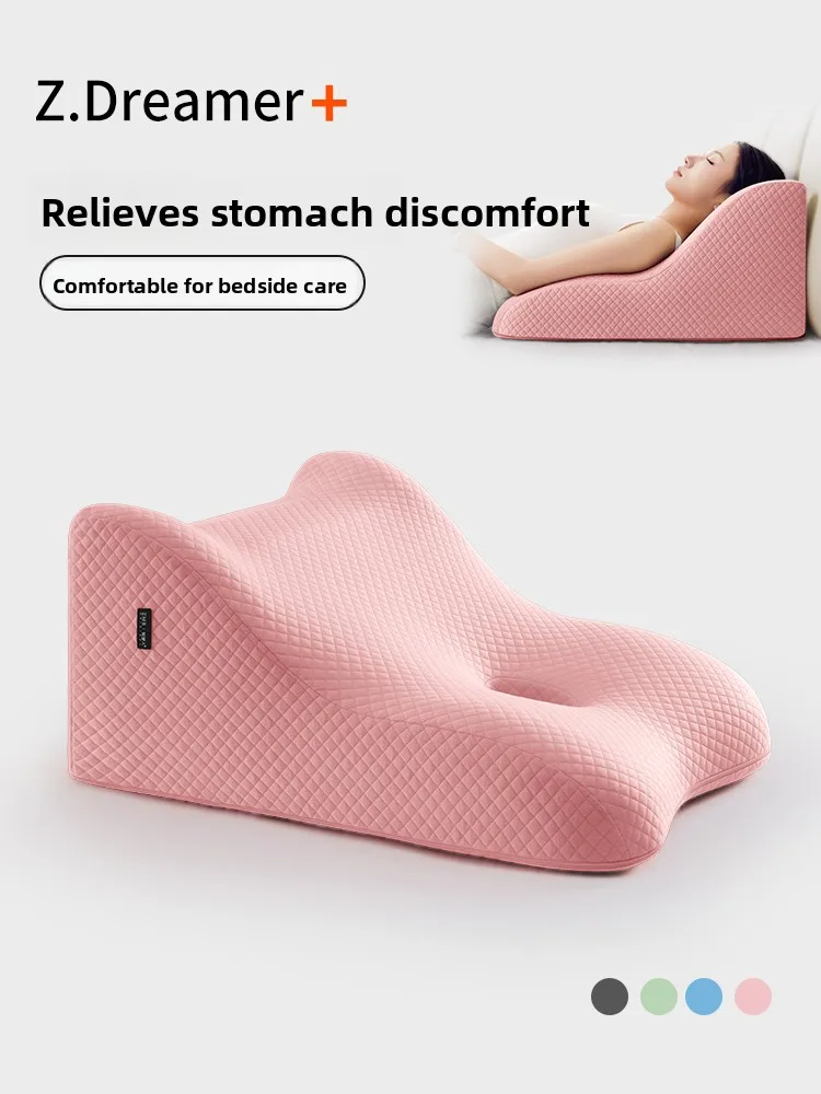 

Anti-reflux Slope Pillow Elderly Backrest Support Memory Foam Removable Cover Home Use Comfortable Bed Pillow