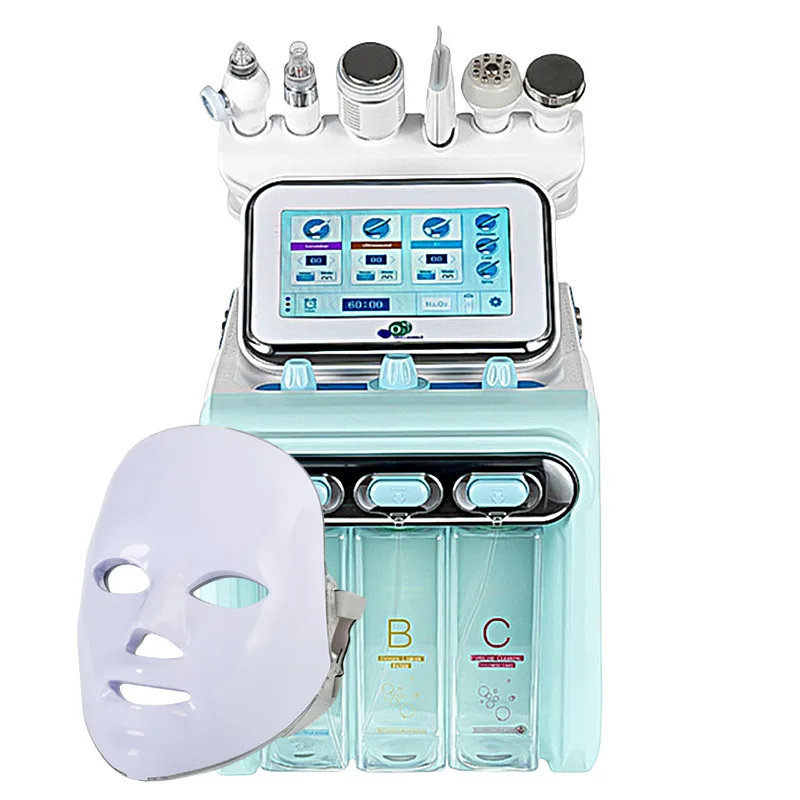 Hydrogen Oxygen Large Bubble Small Bubble Instrument for Beauty Salons, Facial Cleansing Pore Oxygen Injection Instrument, Black - view 6