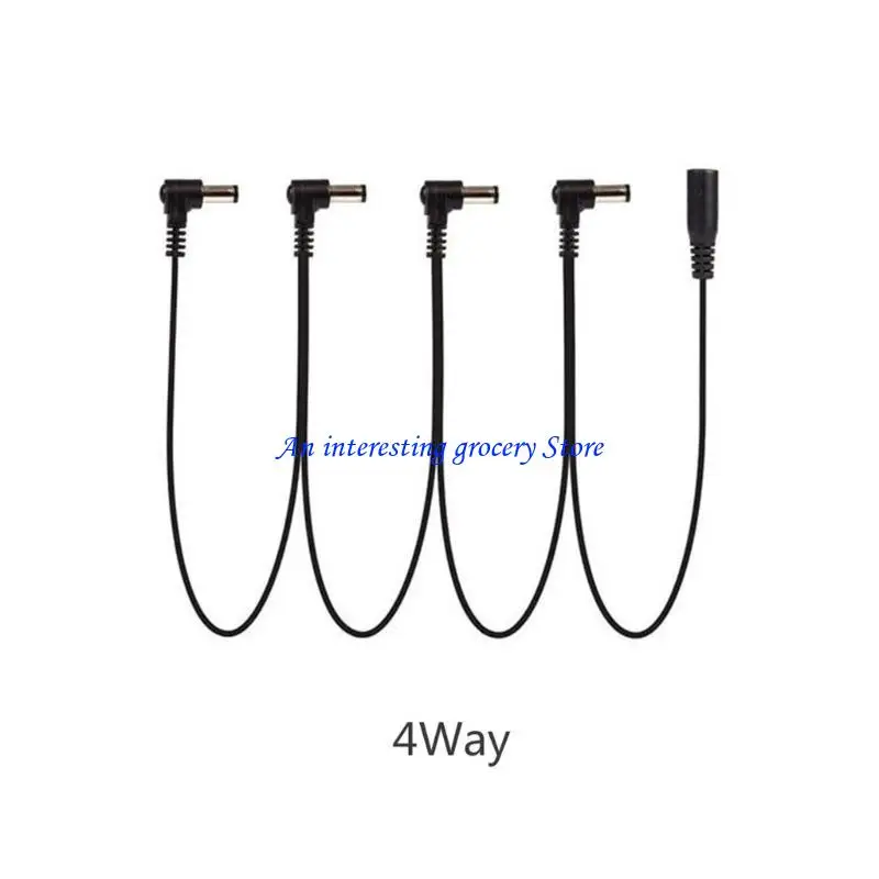 652D Guitar Chain Power Cable Cord 8 Ways for Guitar Pedal Power Supply Adapter