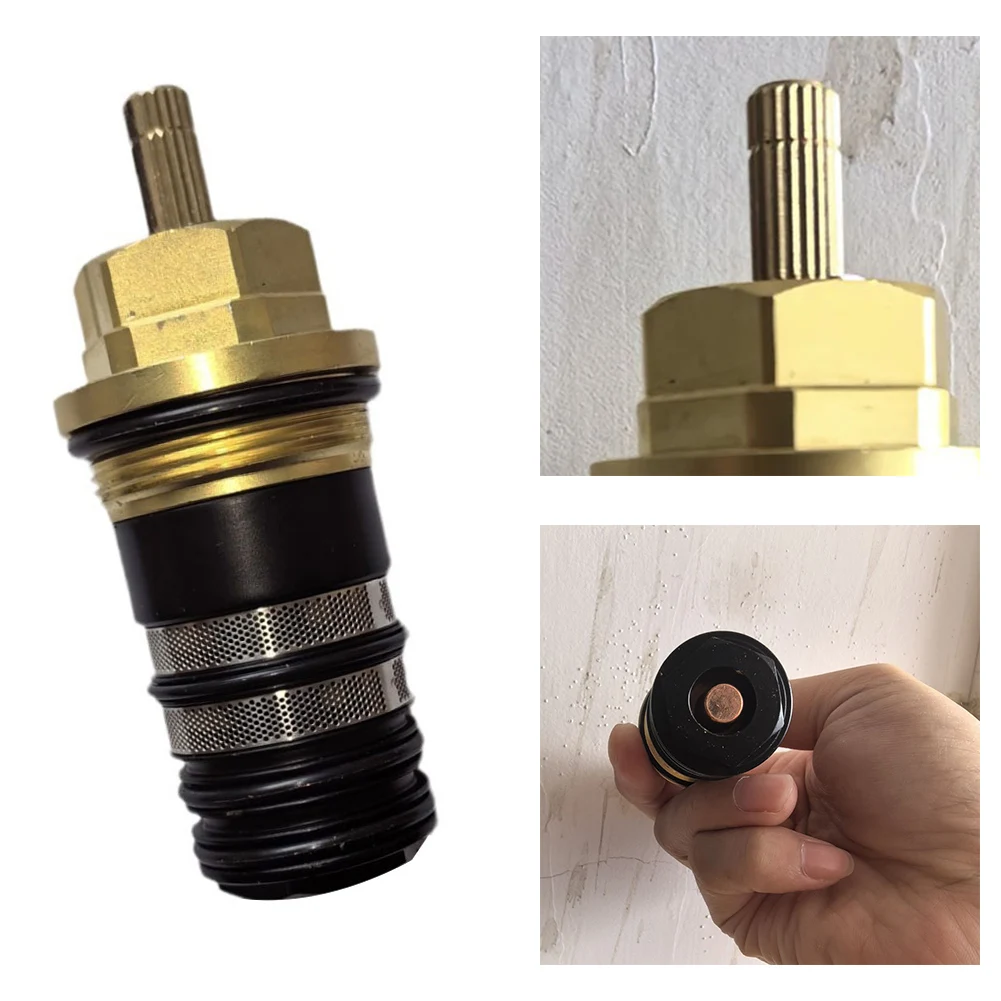 

Brass Temperature Control Valve ForHansgrohe 94282000 3/4-Inch Thermostatic Cartridge Shower Mixer Valve Bar Repair Kits