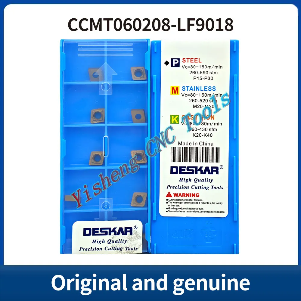 

DESKAR 100% Original CCMT060208 CCMT09T304 LF6018 LF6118 LF9018 LF9218 LF3018 LF6018S CNC cutting tool