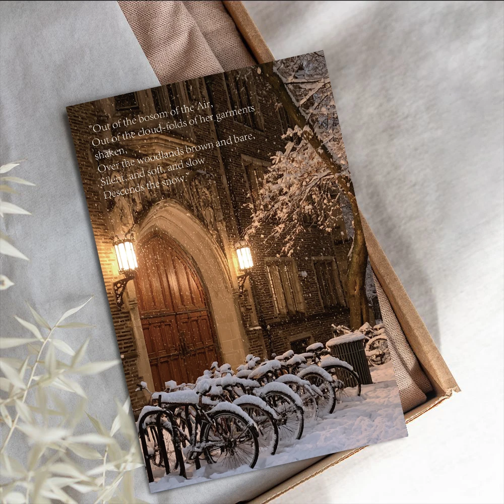 15PCS Snow In The Mountains Card Sticker Decoration Luggage Streetwear Supplies Photo Harajuku Supplies Aesthetic Wall Cards