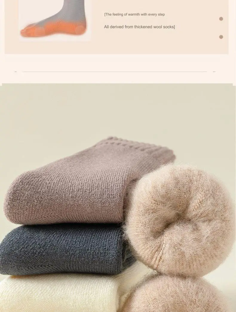 Winter männer Verdickte Warme Socken Plus Große Größe Hohe Qualität Kaschmir Socken Harajuku Retro Casual Terry Schnee Socken – Detail 7
