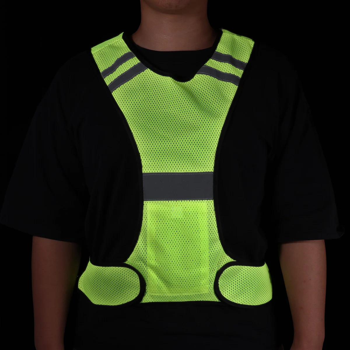 ROSENICE Reflective Safety Vest For Running Jogging Walking Bike (Fluorescent Yellow) Reflective Jacket