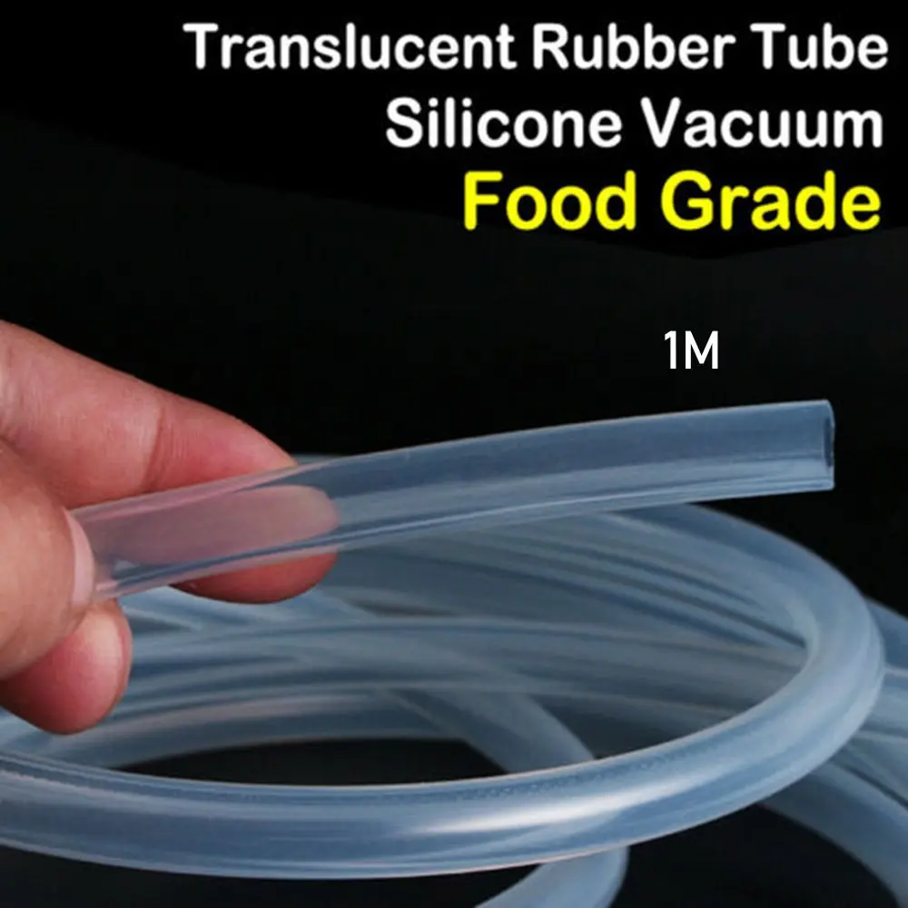 

1M Hot sale Clear Food Grade Silicone Rubber Hose Beer Milk Pipe Flexible Tube Plumbing Hoses