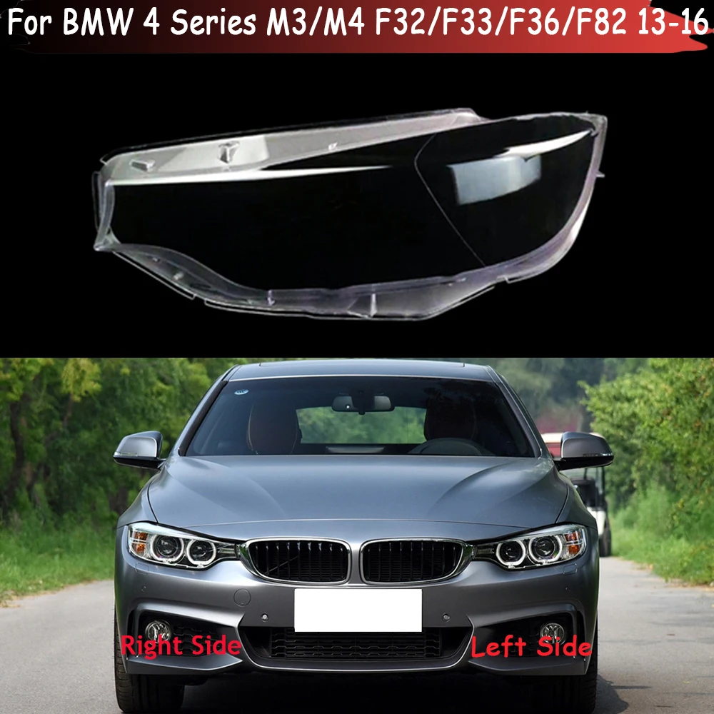 

Car Headlight Lens Glass Lampcover Headlamp Shell Auto Lampshade For BMW 4 Series M3 M4 F32 F33 F36 F82 2013 2014 2015 2016