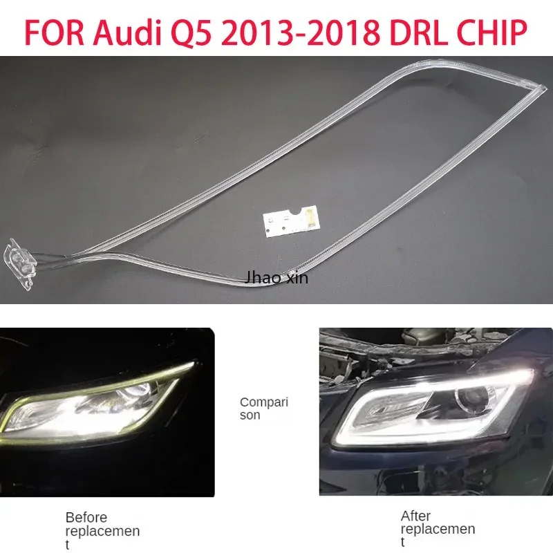 

Для Audi Q5 2013-2018 автомобильные фары DRL световые полосы ангельские глазки чип балластный модуль DRL аксессуары для обслуживания