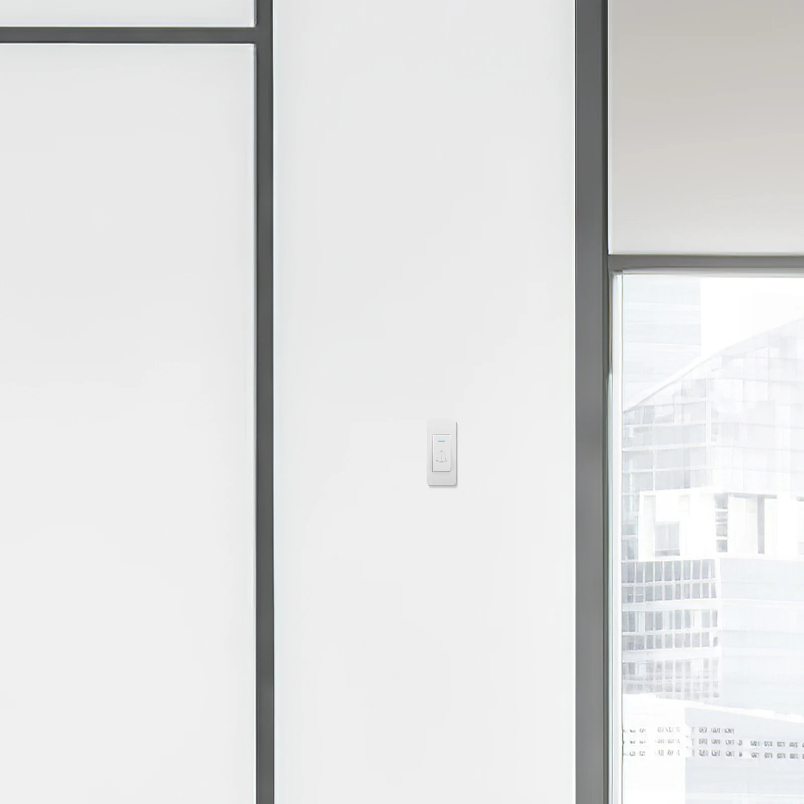 

Doorbell Switch Wired Chime Button Easy Installation Surface Mount Durable Small Design Versatile Application Door