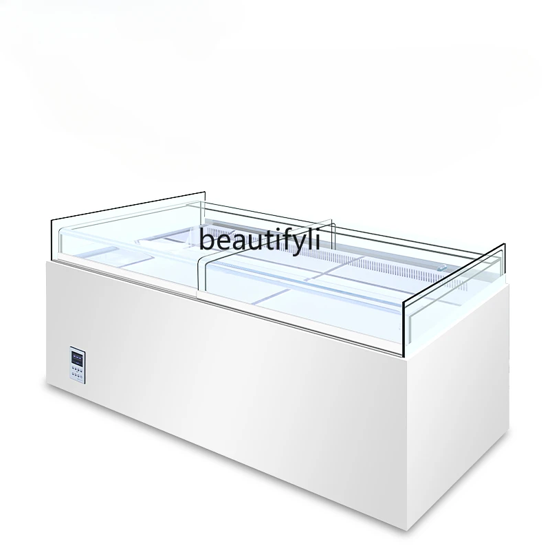 

Open sandwich cabinet Slide cover plus sliding door Fruit cutting cabinet Dessert refrigerated display cabinet