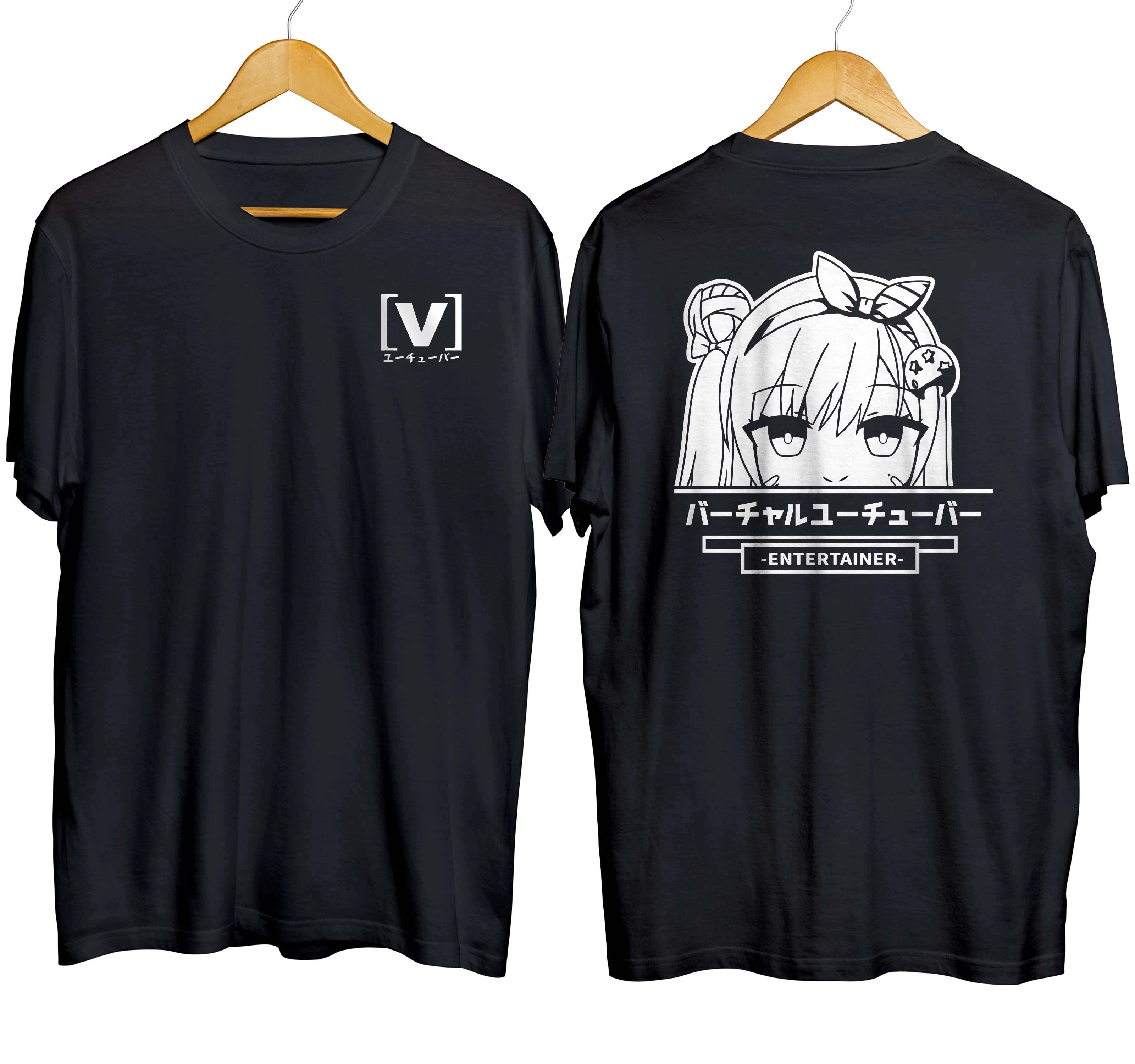 

T-shirt distro anime vtuber AIRANI IOFIFTEEN 2 - HOLOLIVE ID 100% cotton combed 30s Anime Girls Cute Style Comic-Con Surrounding