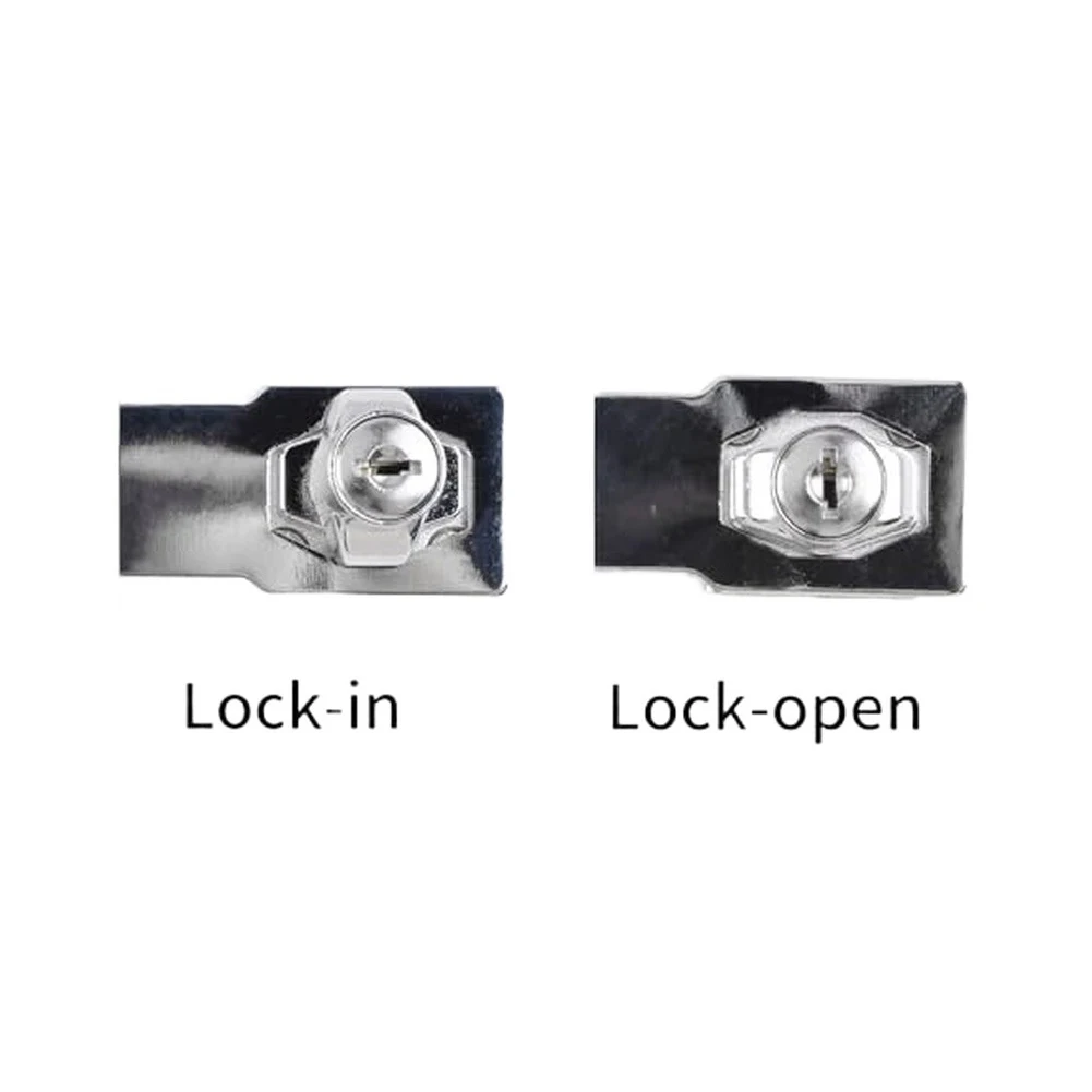 Tempered Glass Latch Glass Cabinet Lock For Office Storage Secure Fit Design Metal Material Build Robust Zinc Alloy Construction