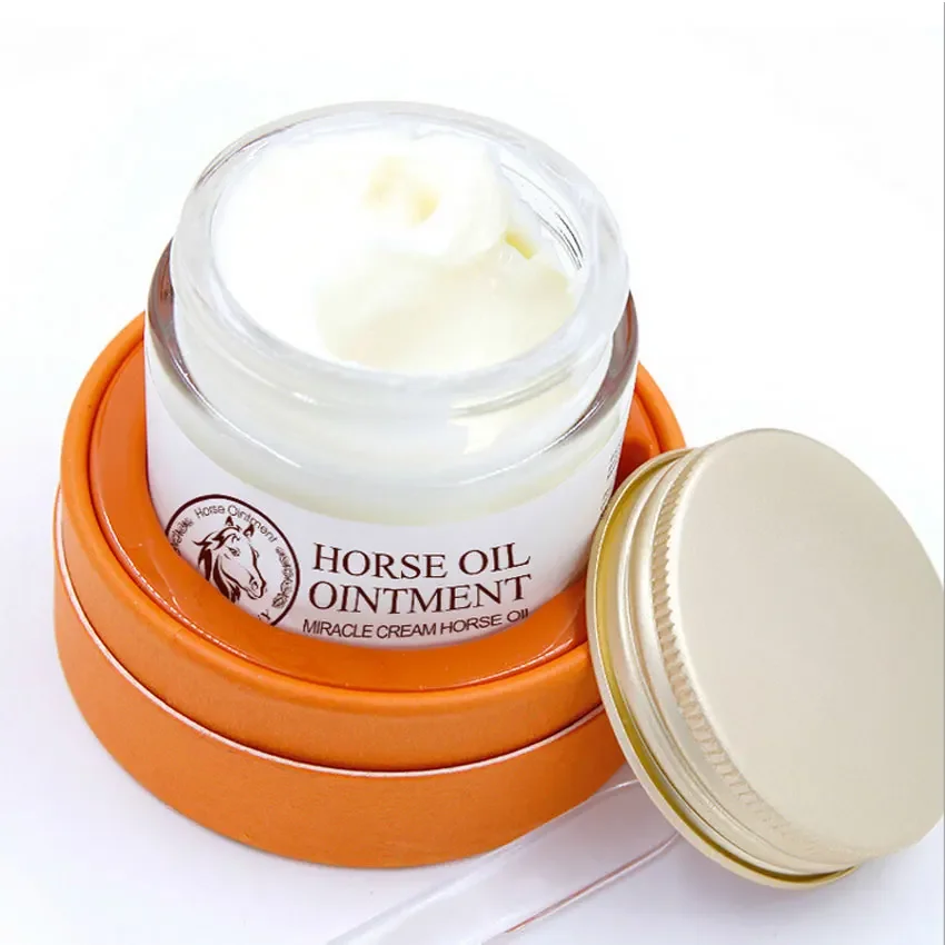 BIOAQUA Horse Oil Ointment Anti Aging Wrinkle Cream Scar Face Body Whitening Cream Ageless Anti-Freckle Skin Care Moisturizing