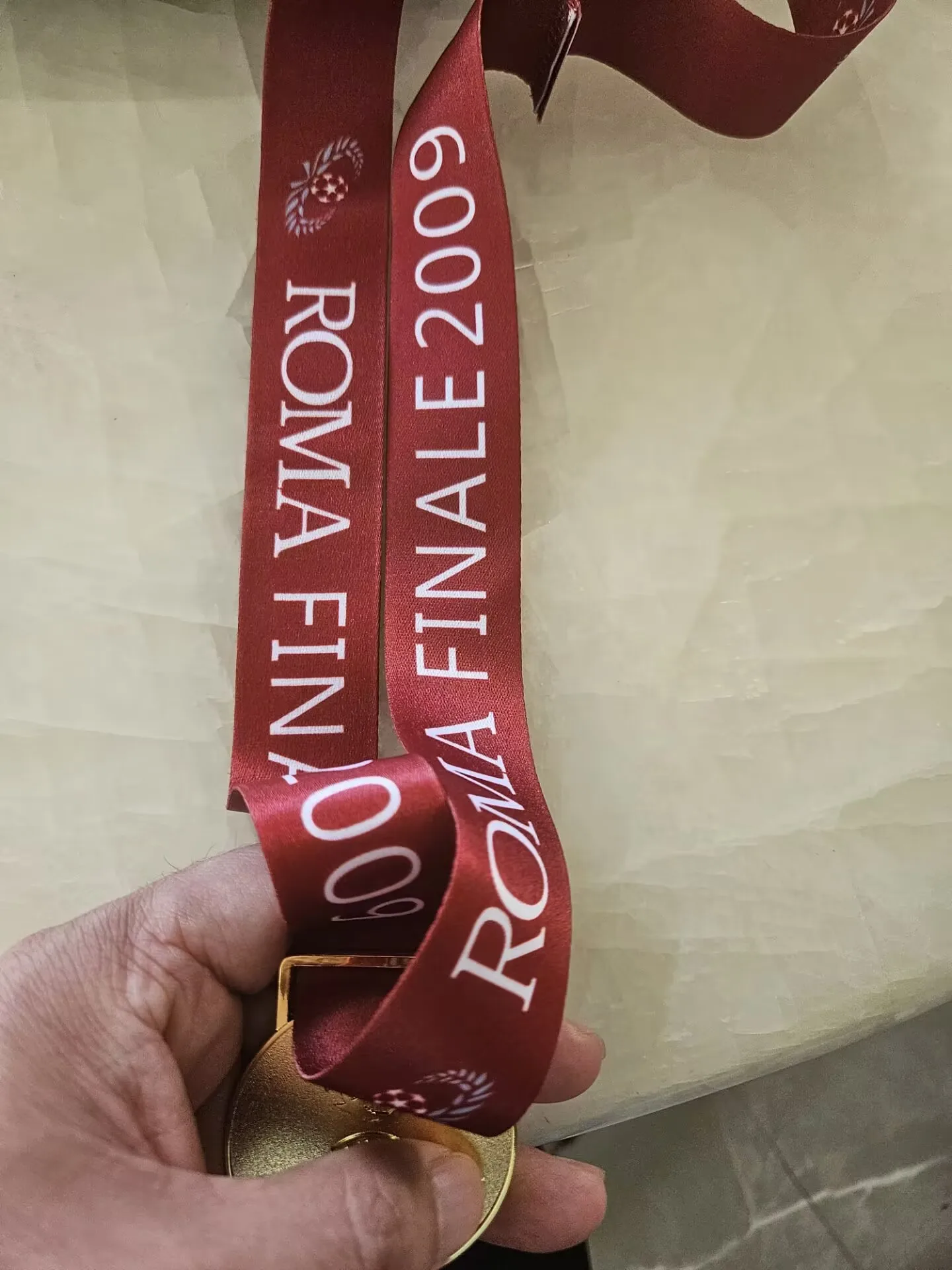 Hot sale The roma 2009 Final Medals The best Champions Medals Metal Medals Replica gold winner medal for 2009 won by Barcelona