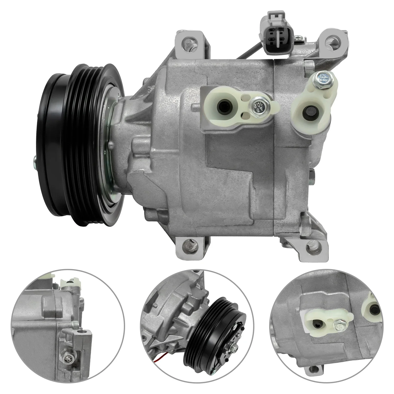 Compressor with Excellent Silencer Automobile Air Conditioning Compressor for 2000-2005 Toyota Echo 1.5L Models   ﻿ ﻿ ﻿