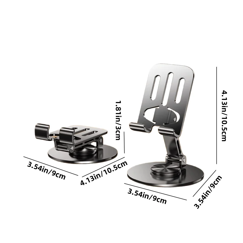 

Цельнометаллический вращающийся на 360° держатель для мобильного телефона, универсальная складная конструкция, двухосная стабильная защита от падения, используется для офиса, обучения