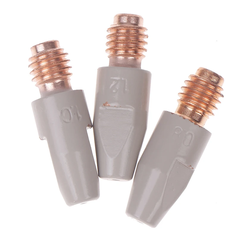 

MIG 36KD Welding Contact Tips New Coating Protect 30mm M8 Gas Nozzle Tip 0.8/1.0/1.2mm MIG Welding Torche Welding Tool Parts