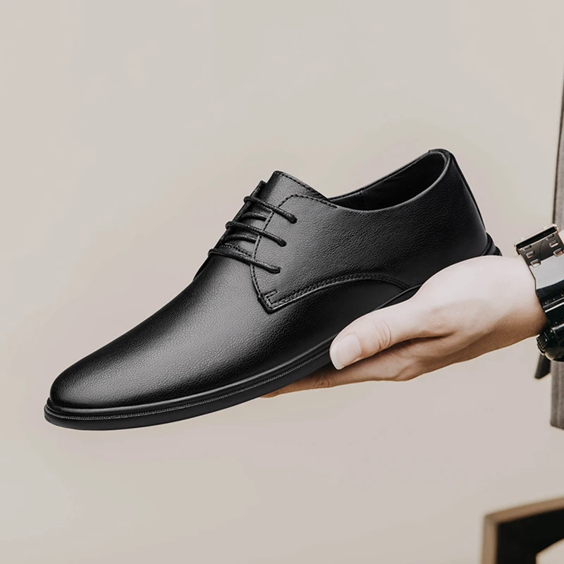 Vestido masculino sapatos casuais de alta qualidade britânico negócios sapatos de trabalho masculino outono sola macia confortável sapato de festa tênis