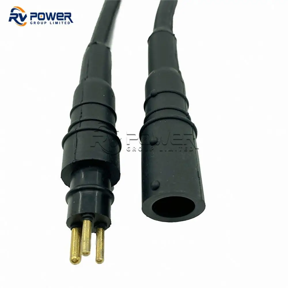 Rubber Molded Dummy Connector - 5 Pin Male RMK-5-MPD