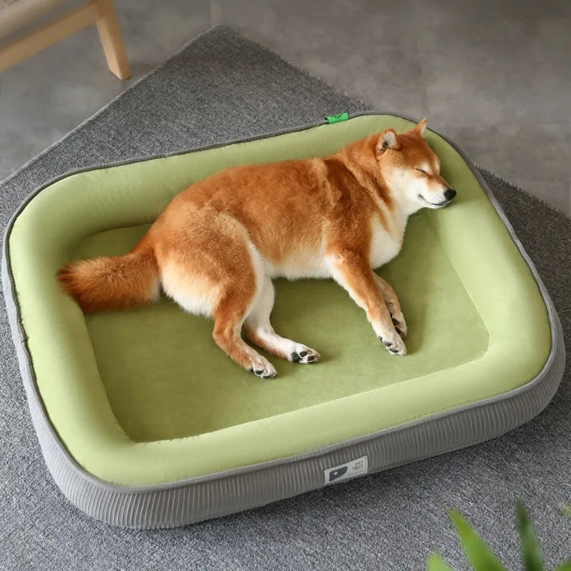 Waterproof Medium Dog Cushion Mat Supplies Kennel Puppy Bed Pet Sleeping Bes Large Dogs Accessories Pet Items