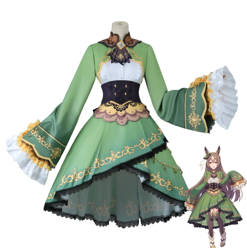 

Anime Game 2025 Umamusume Pretty Derby Satono Diamond Cosplay Costume Outfit Dress Uniform Halloween Carnival Cosplay Costume