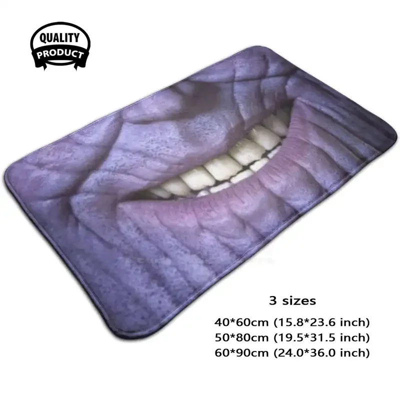 Фиолетовая мужская маска, мягкая подушка, автомобильный домашний ковер, дверной коврик, мемы 2020, забавный, лучший тренд, милый Патрик, офис, новейший Snapchat @ 1&e