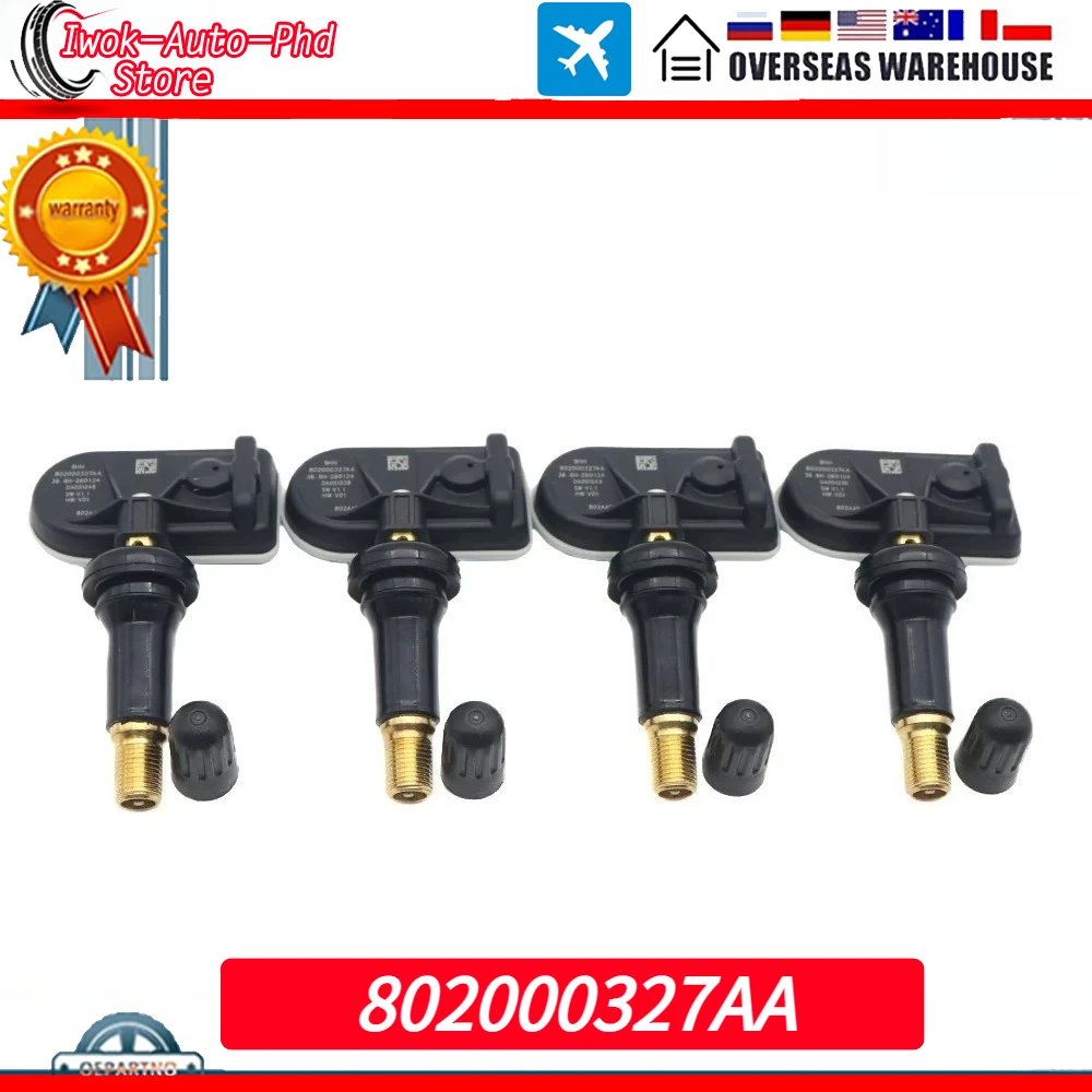 

802000327AA For Chery iCAR 03T Fulwin X3L X3 PLUS X3 iCAR 03 eQ7 EQ5 20-26 1/4pc NEW TPMS Tire Pressure Monitoring Sensor 433MHZ