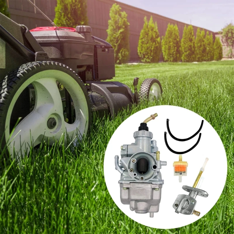 TTR125 Bộ Chế Hòa Khí + Nhiên Liệu Công Tắc Van Petcock Cho Yamahae TTR125 TTR-125 Carb Bộ Chế Hòa Khí 2000-2007 Yamahae Xe Máy TTR125LE