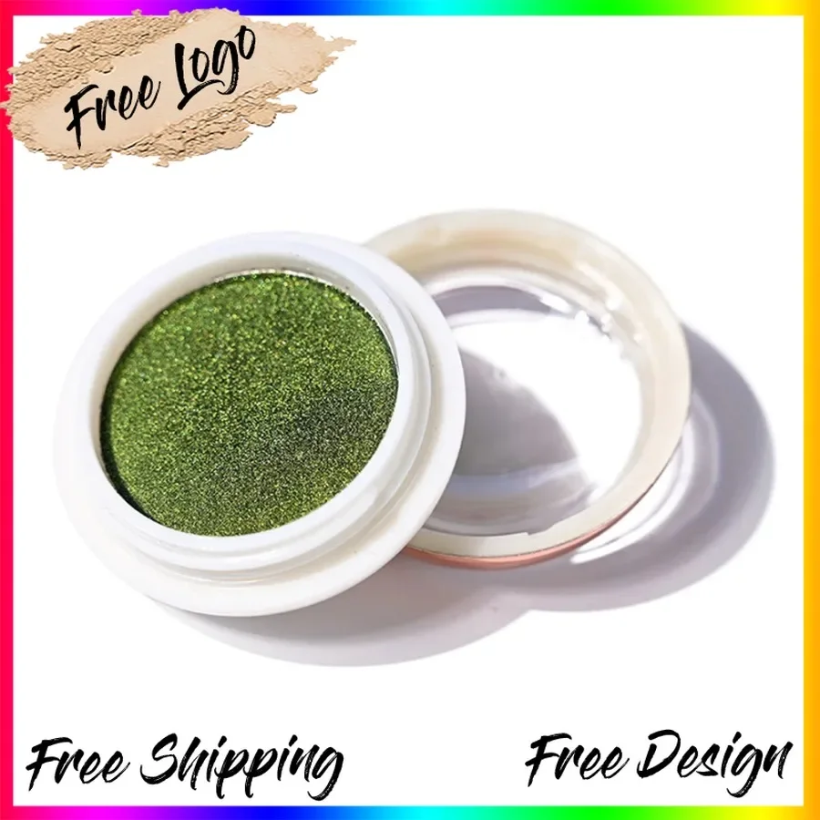 Custom 17colors Pigmented Chameleon Eyeshadow Powder Long Lasting Easy To Wear Glitter Waterproof Eyes Beauty Makeup Bulk