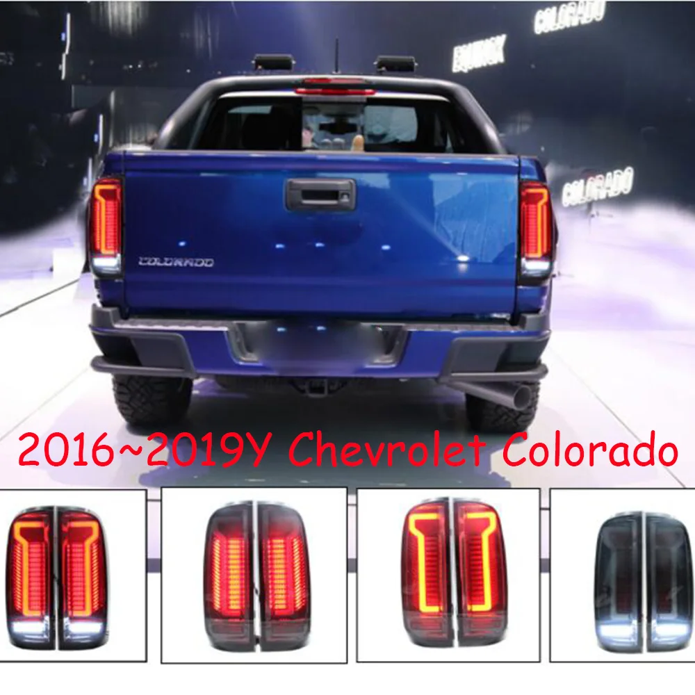 car bupmer taillight for Chevrolet Colorado rear light brake LED 2016~2019y car accessories taillamp Colorado rear light