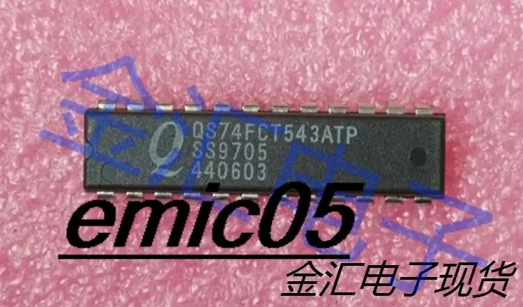 

10pieces Original stock QS74FCT543ATP 24.DIP24