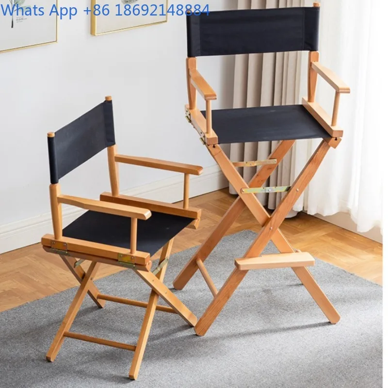 

Portable Solid Wood Folding Chair Outdoor Leisure Makeup Chair Outdoor Sketching Chair