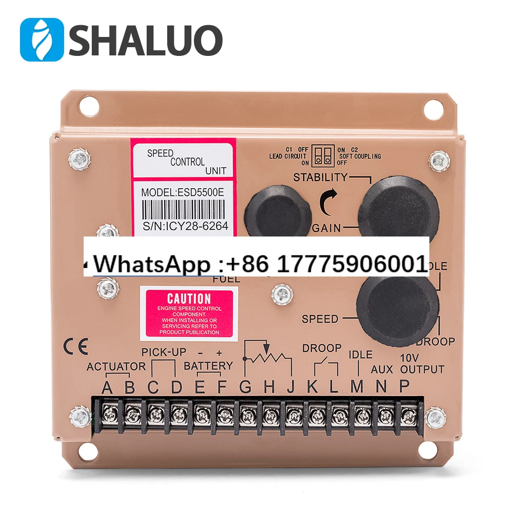 

Speed board ESD5500E DC electronic governor diesel generator set speed controller