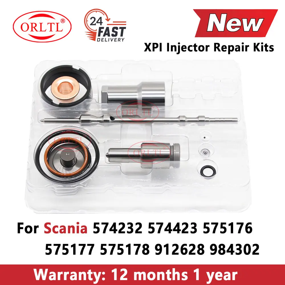 

574232 574423 575176 575177 New Diesel XPI Injector Repair Kit Nozzle 575178 912628 984302 For Scania