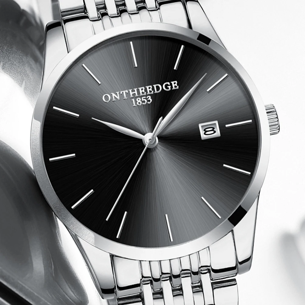 

Men Quartz Steel Strap Business Fashion Watch Wristwatch Water Resistant Calendar Display Precise Timekeeping Gift