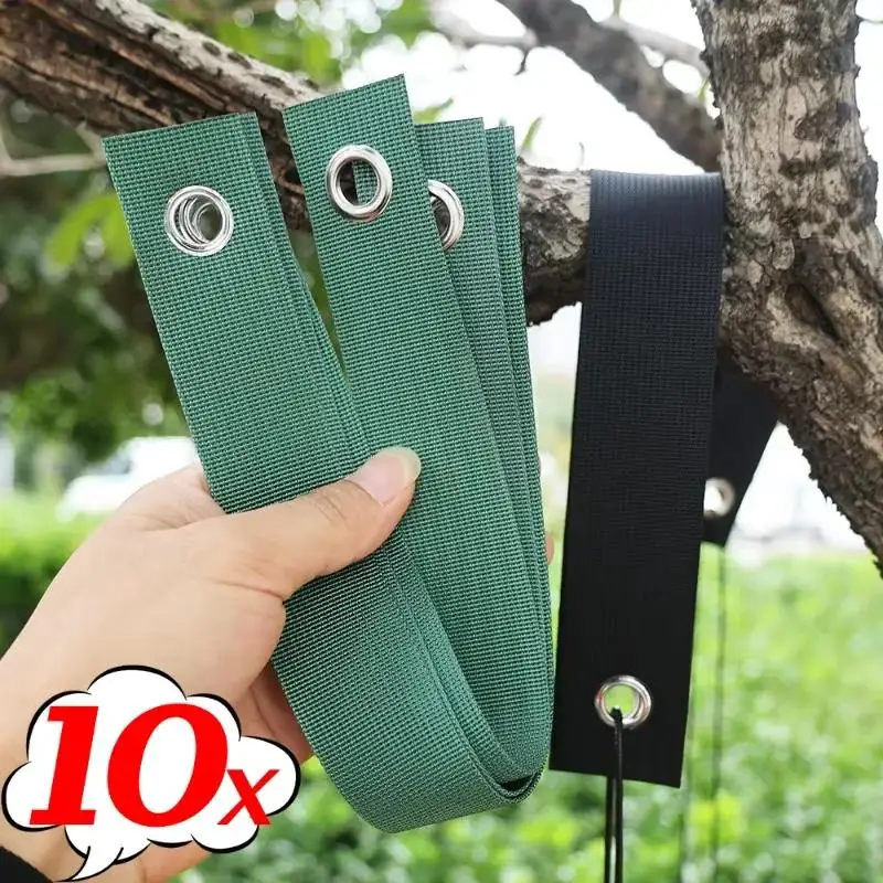10pcs Tree Straps For Staking Tree Support Straps Newly Planted Saplings Anti-Hurricane Protection Straightening Tools 40cm