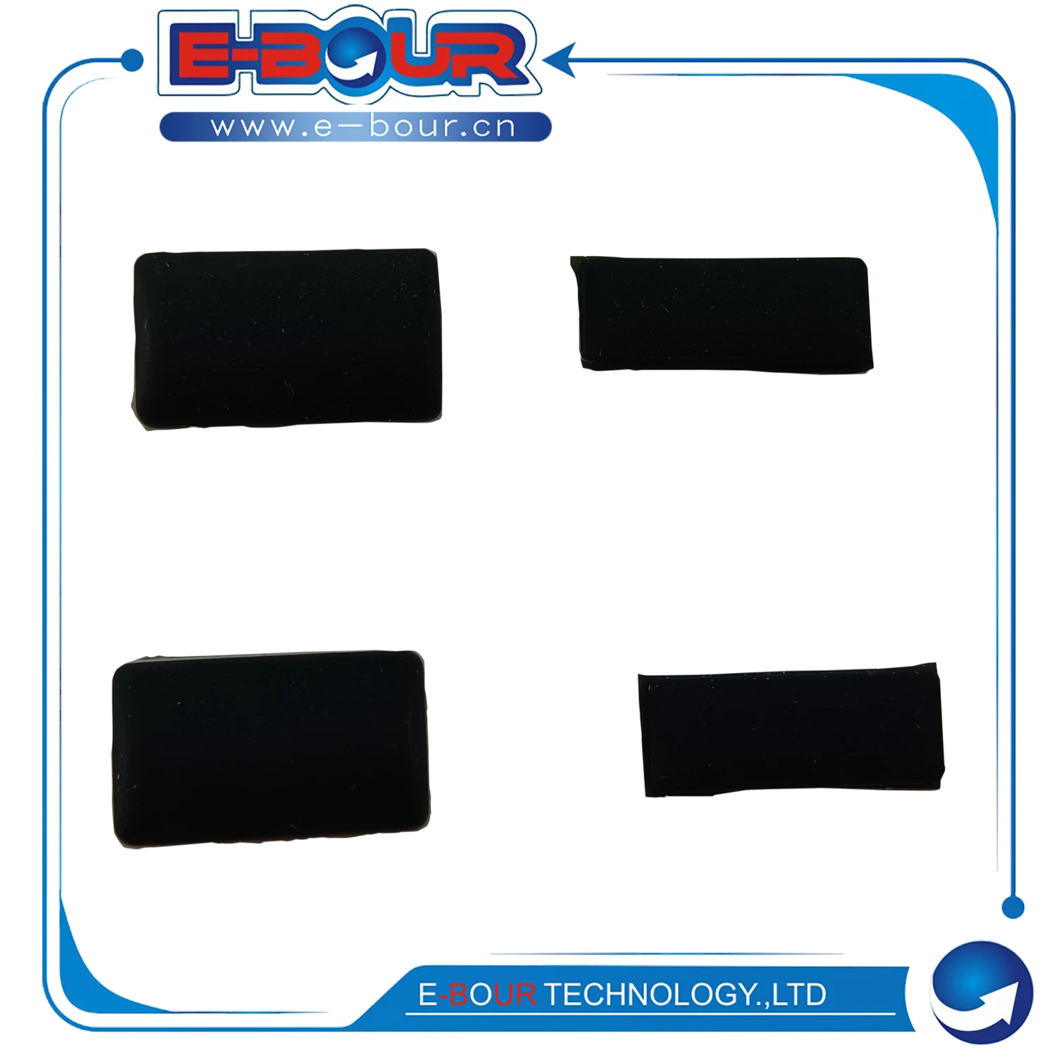 Pies de goma para funda inferior de ordenador portátil, almohadillas de goma antideslizantes, tiras de pies de goma para LENO T490S T495S T14S Gen1, 4 unidades por juego