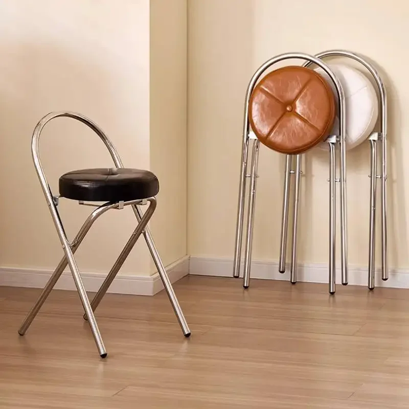 Contemporary Black Bar Chair Nordic Style Quality Foldable White Bar Chair Outdoor Luxury Design Sgabello Cucina Furniture
