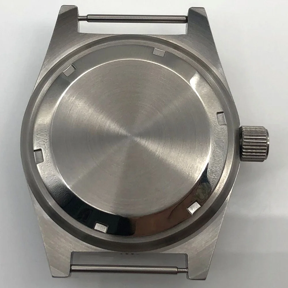 MANTA 40mm Stainless Steel Silver Case Sapphire Glass Fit NH35/NH36 Mechanical Movement Watch Parts