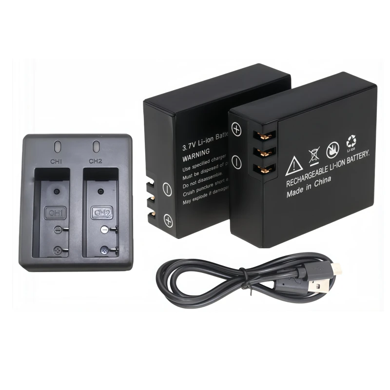 3.7V 900mAh Li-ion Rechargable Battery for SJCAM Sj4000 Sj6000 Sj7000 Sj8000 Sj9000 SJ9100 Sport Action Camera