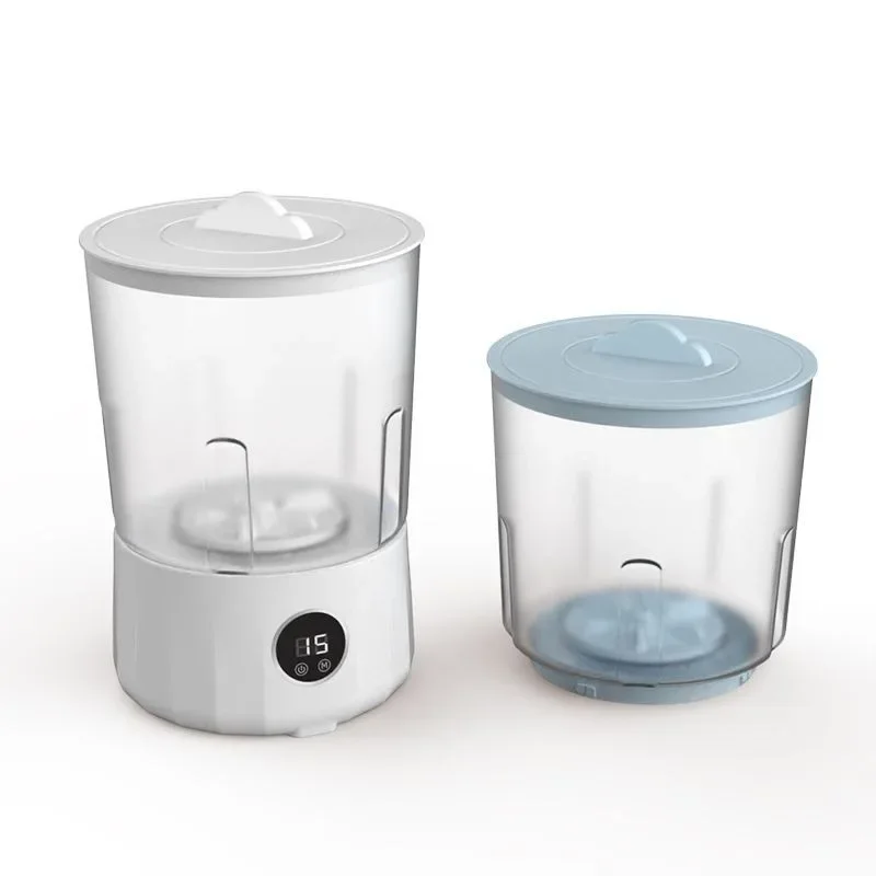 

Installation-free wireless underwear washing machine charging laundry cup mini portable socks bucketing