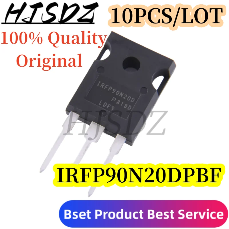 IRFP90N20ug BF IRFP90N20D IRFP90N20 FP90N20D TO247, 10 Pièces/Uno