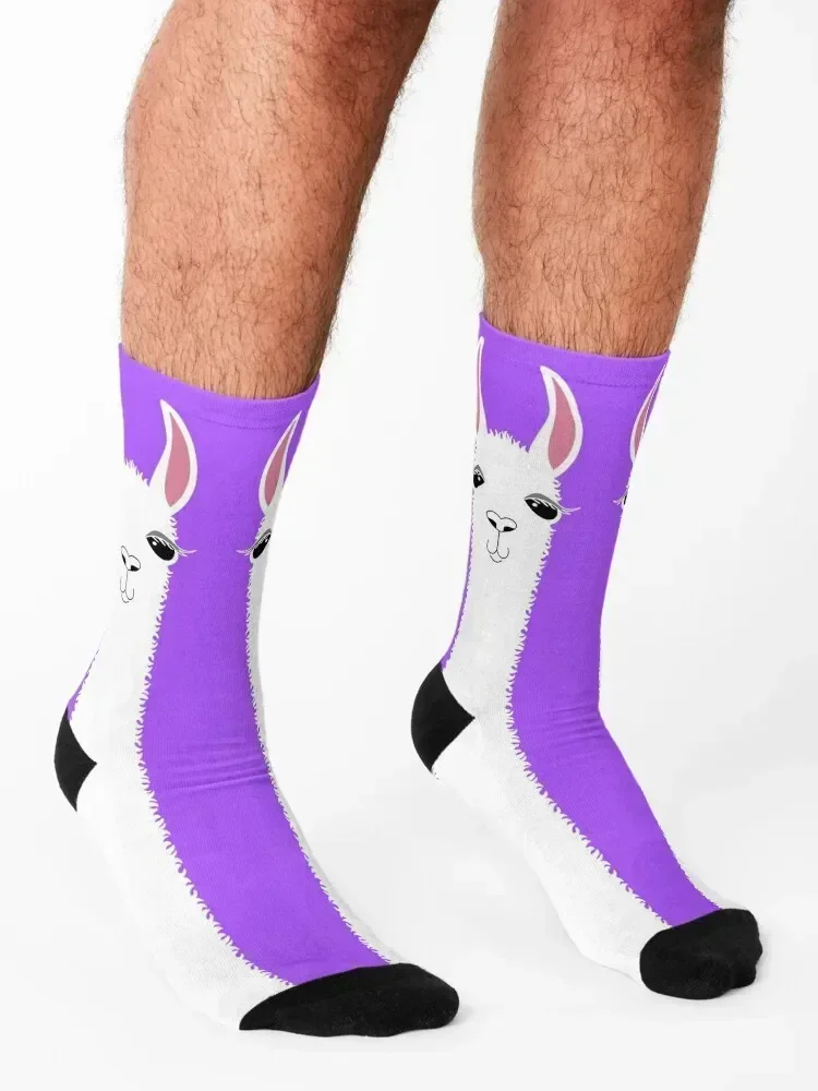 PORTRAITÀ LLAMA # 8 Calzini fantastici ciclismo, sport e tempo libero, calzini da ragazza da uomo